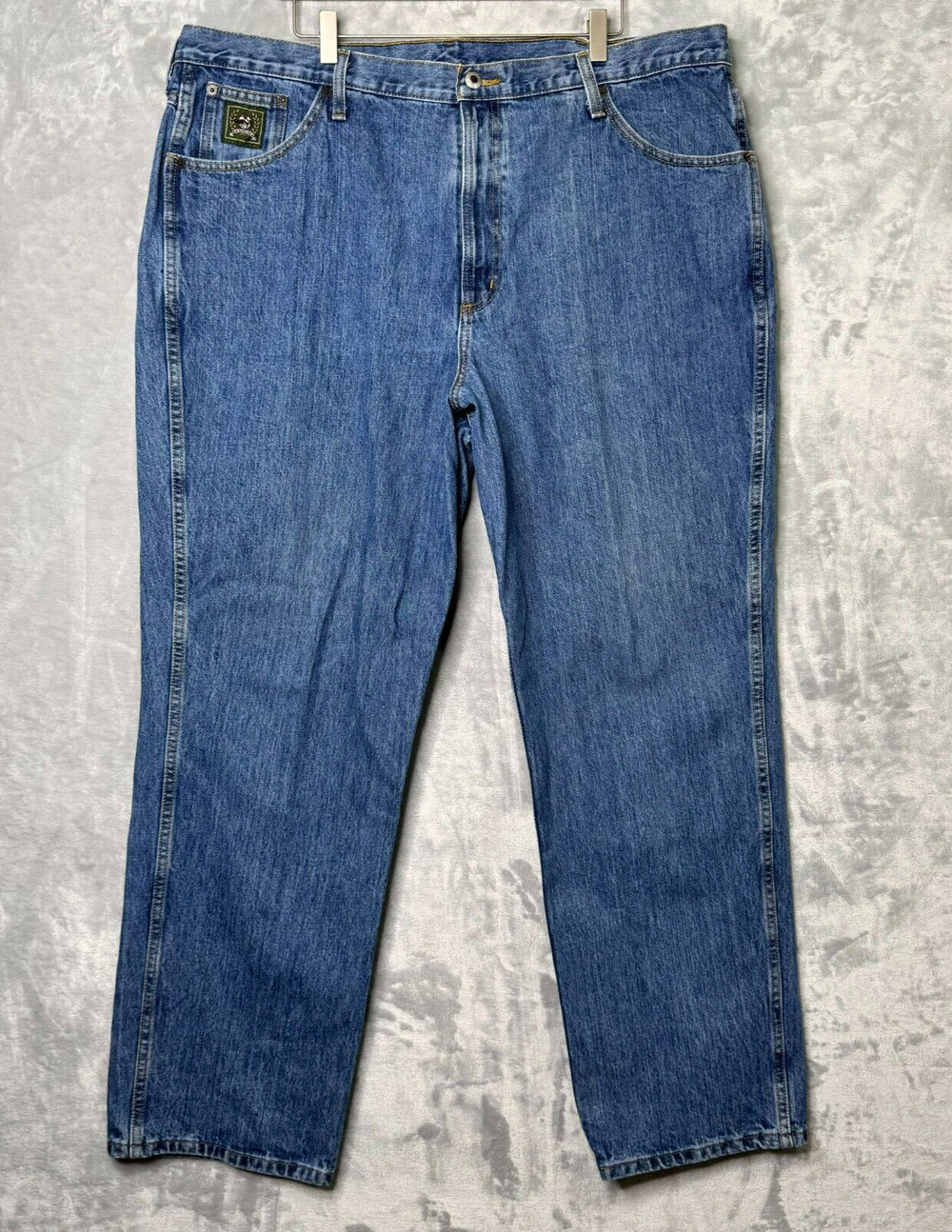 Cinch Jeans Mens 42*32 Medium Wash Relaxed Fit Green Label Original Tapered Leg